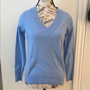 Vineyard Vines Light Blue V-Neck Sweater